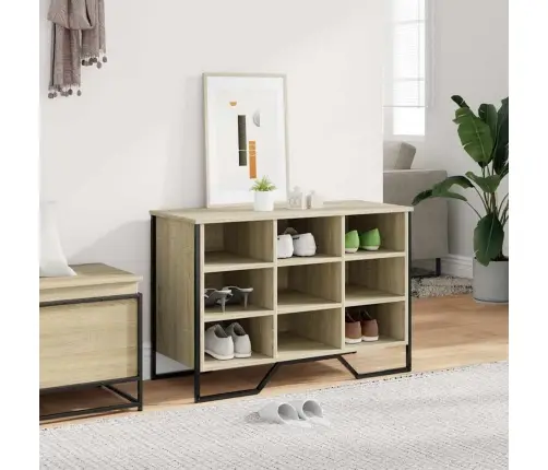 Apavu Plaukts, Ozolkoka Krāsa, 90X38X61,5 Cm, Inženierijas Koks Vidaxl