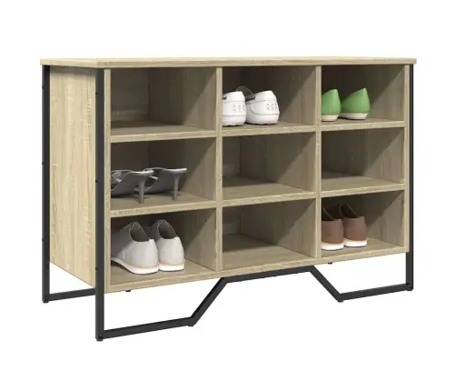 Apavu Plaukts, Ozolkoka Krāsa, 90X38X61,5 Cm, Inženierijas Koks Vidaxl