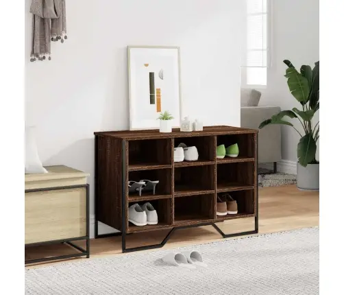 Apavu Skapītis, Brūna Ozolkoka, 90X38X61,5 Cm, Inženierijas Koks Vidaxl