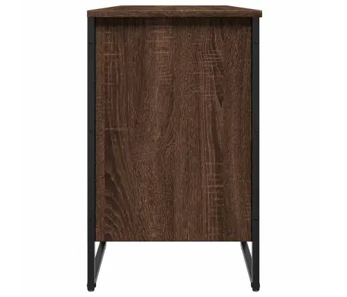 Apavu Skapītis, Brūna Ozolkoka, 90X38X61,5 Cm, Inženierijas Koks Vidaxl