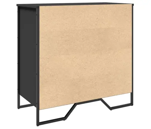 Jalatsikapp, Must, 80 X 38 X 78 cm Tehispuit