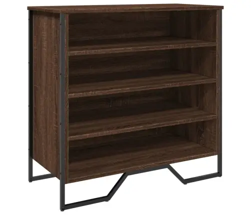 Apavu Plaukts, Ozolkoka Krāsa, 80X38X78 Cm, Inženierijas Koks Vidaxl