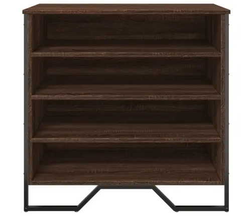 Apavu Plaukts, Ozolkoka Krāsa, 80X38X78 Cm, Inženierijas Koks Vidaxl