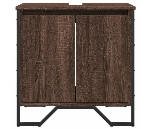 Izlietnes Skapītis, Brūns, 60X35X60 Cm, Inženierijas Koks Vidaxl