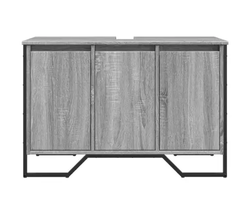 Spintelė Praustuvui, Pilka Ąžuolo, 91X35X60cm Apdirbta Mediena Spintelė Praustuvui, Pilka Ąžuolo, 91X35X60cm Apdirbta Mediena