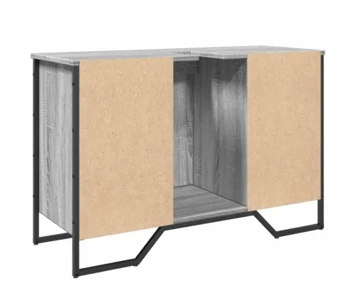 Spintelė Praustuvui, Pilka Ąžuolo, 91X35X60cm Apdirbta Mediena Spintelė Praustuvui, Pilka Ąžuolo, 91X35X60cm Apdirbta Mediena