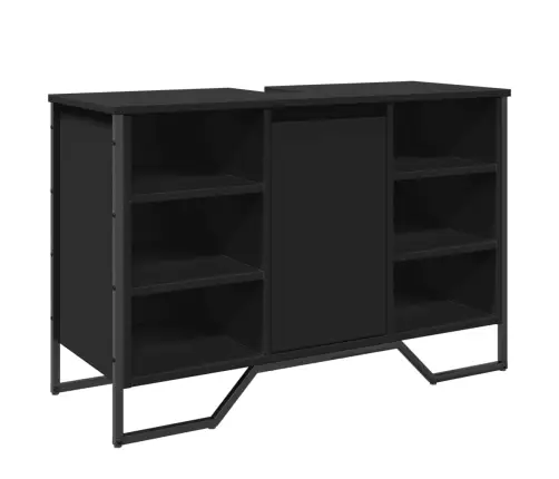 Izlietnes Skapītis, Melns, 91X35X60 Cm, Inženierijas Koks Vidaxl Izlietnes Skapītis, Melns, 91X35X60 Cm, Inženierijas Koks Vidaxl