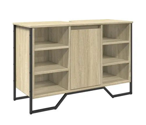 Spintelė Praustuvui, Ąžuolo, 91X35X60cm Apdirbta Mediena