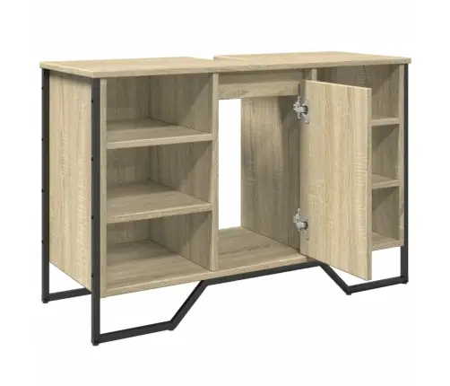 Spintelė Praustuvui, Ąžuolo, 91X35X60cm Apdirbta Mediena