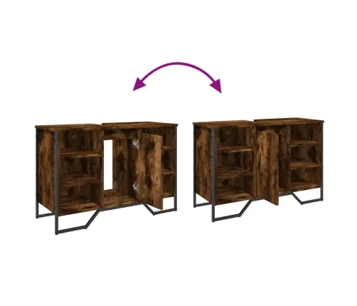 Izlietnes Skapītis, Koka Krāsa, 91X35X60 Cm, Inženierijas Koks Vidaxl Izlietnes Skapītis, Koka Krāsa, 91X35X60 Cm, Inženierijas Koks Vidaxl