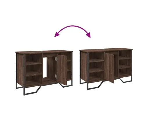 Valamukapp, Pruun Tamm, 91X35X60 cm Tehispuit Valamukapp, Pruun Tamm, 91X35X60 cm Tehispuit