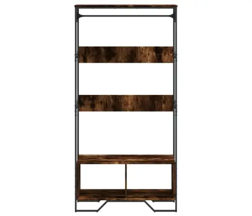 Drēbju Skapis, Ozolkoka Krāsa, 90X50X180 Cm, Inženierijas Koks Vidaxl