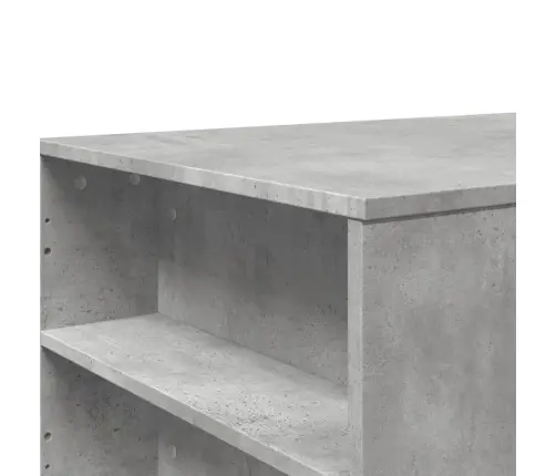 Kavos Staliukas, Betono Pilkas, 102X55X42cm Apdirbta Mediena