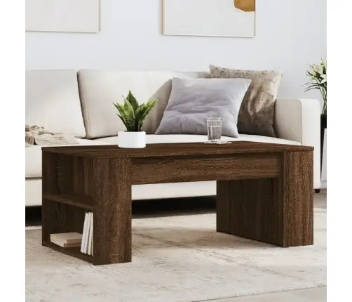 Kafijas Galdiņš, Brūna Ozola, 102X55X42 Cm, Inženierijas Koks Vidaxl