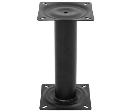 Laivas Sēdekļa Pamatne, Melna, 33 Cm, Tērauds Vidaxl