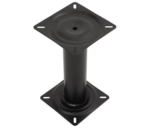 Laivas Sēdekļa Pamatne, Melna, 33 Cm, Tērauds Vidaxl