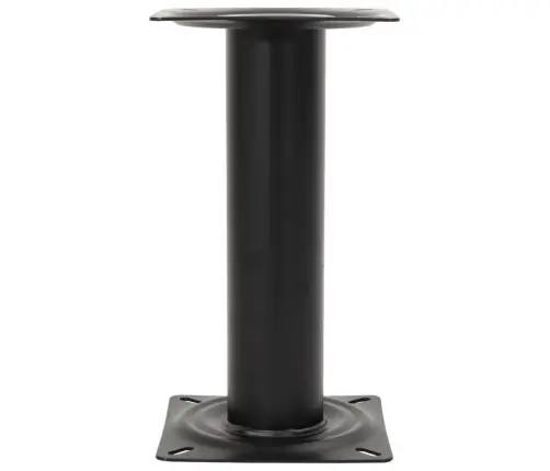 Laivas Sēdekļa Pamatne, Melna, 33 Cm, Tērauds Vidaxl