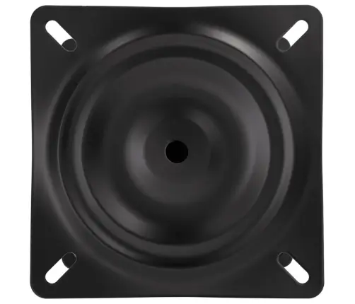 Laivas Sēdekļa Pamatne, Melna, 33 Cm, Tērauds Vidaxl