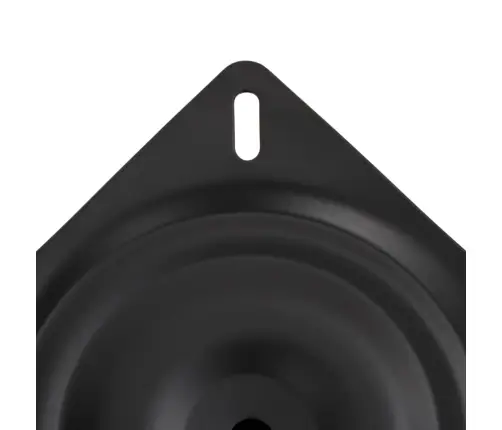 Laivas Sēdekļa Pamatne, Melna, 33 Cm, Tērauds Vidaxl