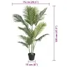Mākslīgā Palma, 120 Cm, Zaļa, Pp Vidaxl