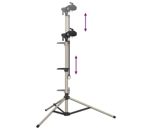 Rattaparandusalus Kokkupandav Reguleeritav 120-165Cm Alumiinium