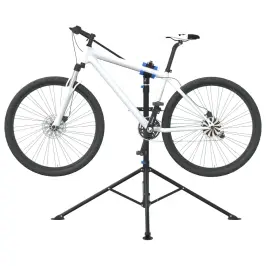 Velosipēdu Remonta Statīvs, Salokāms, 108-188 Cm Zils Tērauds Vidaxl