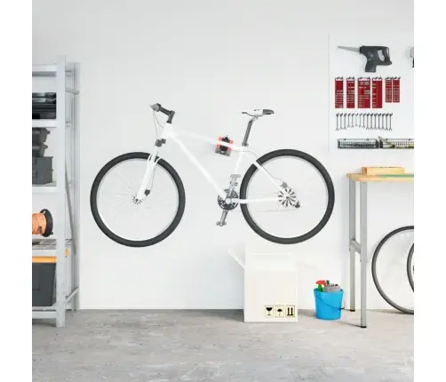 Velosipēdu Remonta Statīvs Pie Sienas Stiprināms Tērauds Vidaxl