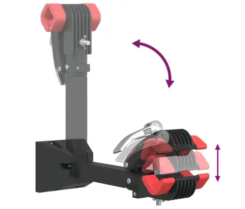 Velosipēdu Remonta Statīvs Pie Sienas Stiprināms Tērauds Vidaxl
