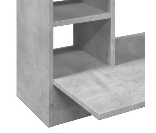 Sieninis Rašomasis Stalas, Betono Pilkas, 105X48X75cm Mediena