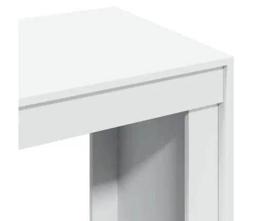 Rakstāmgalds, Balts, 123,5X73,5X75 Cm, Inženierijas Koks Vidaxl