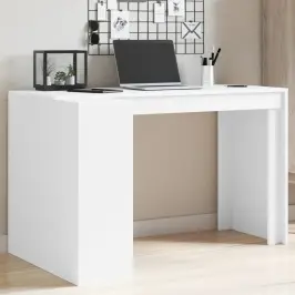 Rakstāmgalds, Balts, 123,5X73,5X75 Cm, Inženierijas Koks Vidaxl