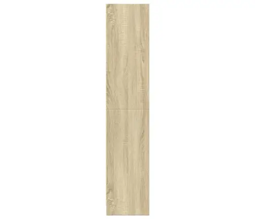 Grāmatplaukts, Ozola Krāsa, 57X28,5X141 Cm, Inženierijas Koks Vidaxl