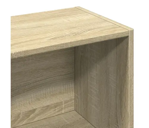 Grāmatplaukts, Ozola Krāsa, 57X28,5X141 Cm, Inženierijas Koks Vidaxl