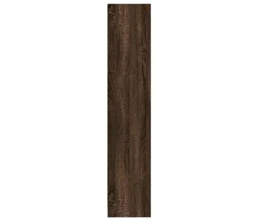 Grāmatplaukts, Brūna Ozola, 57X28,5X141 Cm, Inženierijas Koks Vidaxl