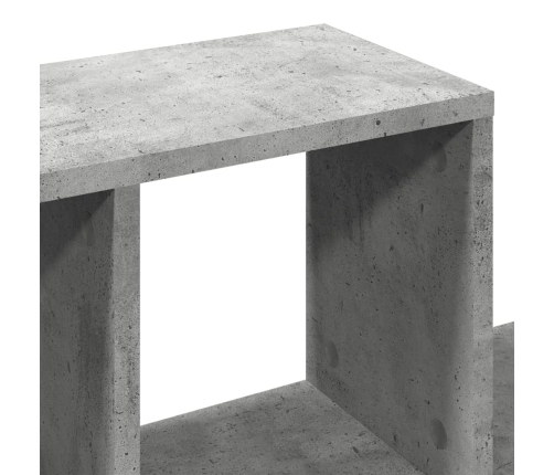 Sienas Plaukts, Betona Pelēks, 100X20X53 Cm, Inženierijas Koks Vidaxl