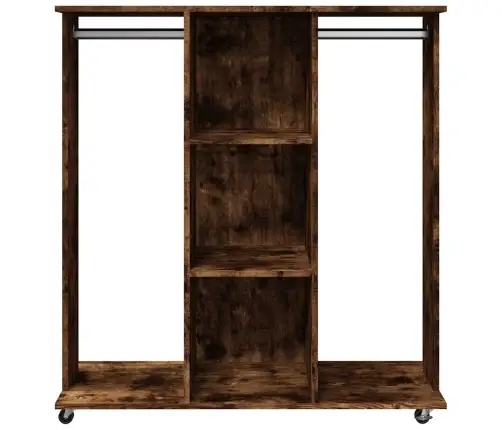 Skapis Ar Riteņiem, 102X38X110 Cm, Ozolkoka, Inženierijas Koks Vidaxl