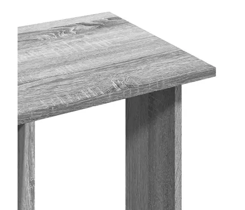 Skapis Ar Riteņiem, 102X38X110 Cm, Pelēka Ozola, Koks Vidaxl