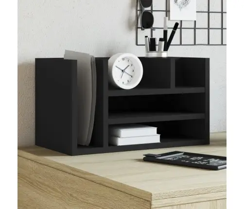 Rašomojo Stalo Lentyna, Juoda, 44,5X24X25cm Apdirbta Mediena