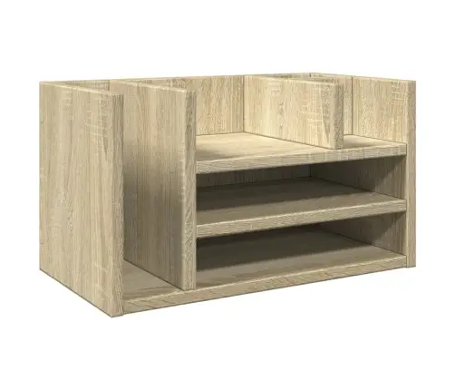 Rakstāmgalda Organizators, Ozolkoka, 44,5X24X25 Cm, Koks Vidaxl