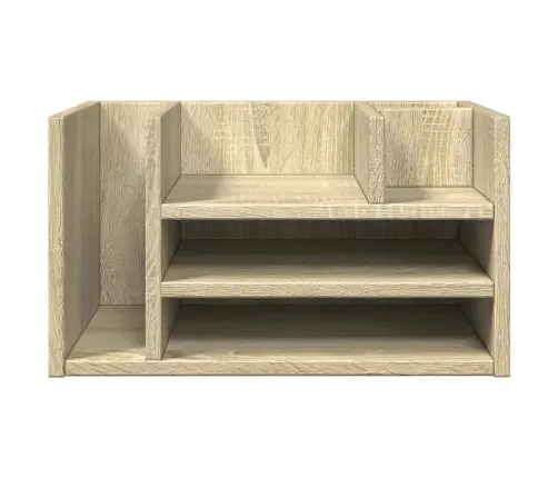 Rakstāmgalda Organizators, Ozolkoka, 44,5X24X25 Cm, Koks Vidaxl