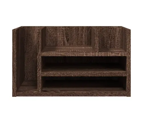 Rakstāmgalda Organizators, Ozolkoka, 44,5X24X25 Cm, Koks Vidaxl