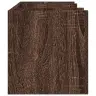 Rakstāmgalda Organizators, Ozolkoka, 44,5X24X25 Cm, Koks Vidaxl