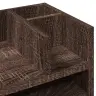Rakstāmgalda Organizators, Ozolkoka, 44,5X24X25 Cm, Koks Vidaxl