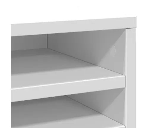 Rakstāmgalda Organizators, Balts, 36X26X29,5 Cm, Koks Vidaxl