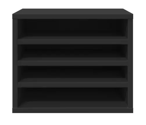 Kirjutuslaua Korrastaja, Must, 36 X 26 X 29,5 cm Tehispuit