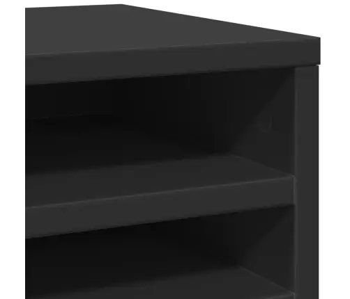 Kirjutuslaua Korrastaja, Must, 36 X 26 X 29,5 cm Tehispuit