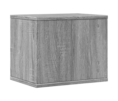 Rašomojo Stalo Lentyna, Pilka Ąžuolo, 36X26X29,5cm Mediena