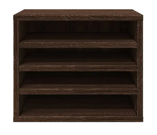 Rašomojo Stalo Lentyna, Ruda Ąžuolo, 36X26X29,5cm Mediena