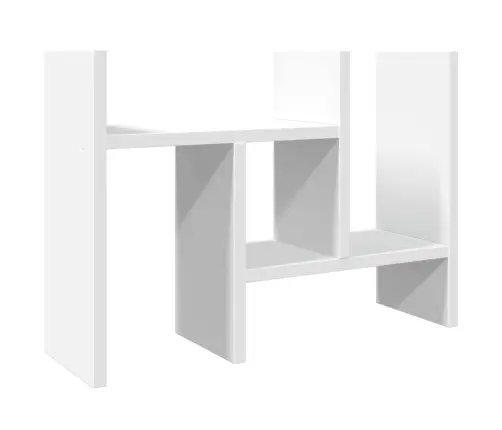 Rakstāmgalda Organizators, Balts, 34,5X15,5X35,5 Cm, Koks Vidaxl