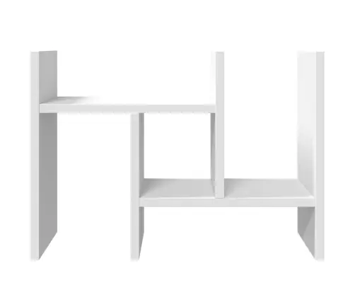 Rakstāmgalda Organizators, Balts, 34,5X15,5X35,5 Cm, Koks Vidaxl